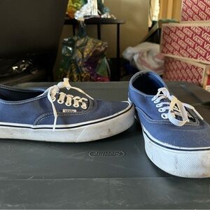 Vans blue size 7.5 men